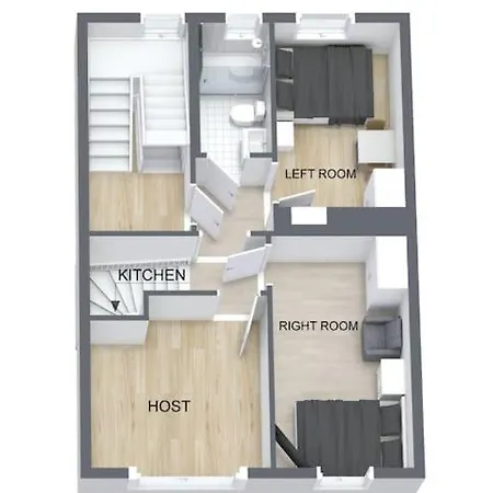 2 Naehe Messe, Lanxess-arena Homestay szállás