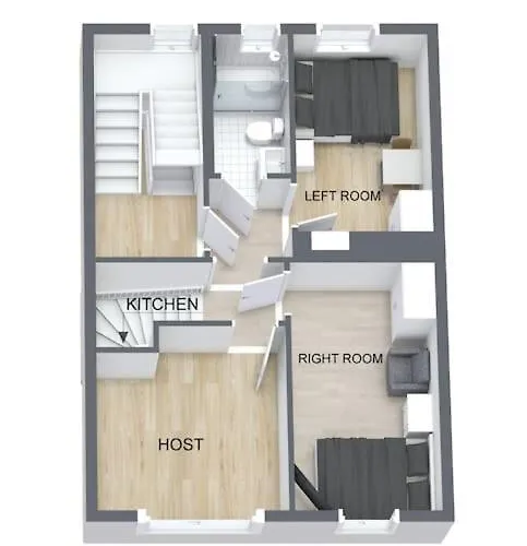 2 Naehe Messe, Lanxess-arena Habitación en casa particular